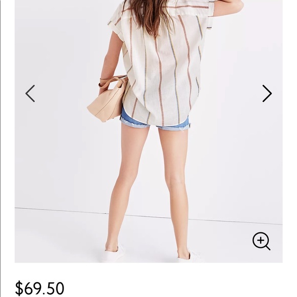 Madewell Central Shirt in Schulner Stripe - Medium - Picture 5 of 8